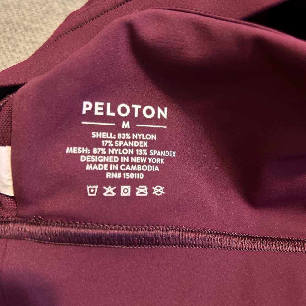 Peloton Women's Purple Sports Bra - Picture 3 of 3